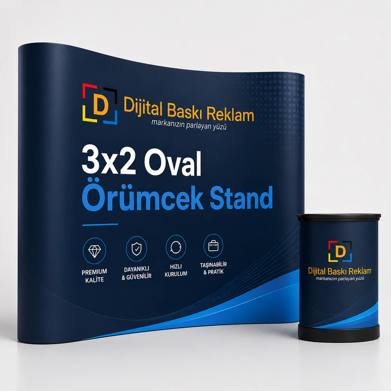 3x2 Oval Örümcek Stand
